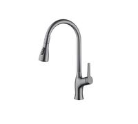 GGYTMQL Capteur touchez Le Robinet de mélange de mélangeur de comptoir de Cuisine monté de Cuisine montée Chaude et à Eau Froide pivotant à Trois Fonctions à Trois Fonctions (Chrome brossé)