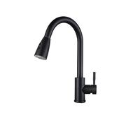 GGYTMQL Capteur touchez Le Robinet de mélange de mélangeur de comptoir de Cuisine monté de Cuisine montée Chaude et à Eau Froide pivotant à Trois Fonctions à Trois Fonctions (Chrome brossé)