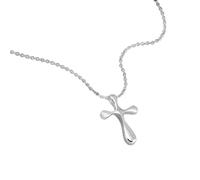 GGYTMQL Chaîne de bijoux Solid Cross Pendants & Colliers
