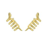GGYTMQL Clip sur Boucles d'oreilles Manchette de Boucles d'oreilles Serpent-Oreille Clip sans Boucle d'oreille de Piercing