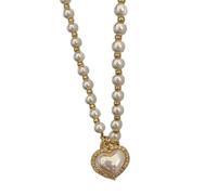 GGYTMQL Collier avec pendentif en forme de cœur pour homme et femme
