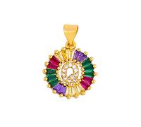 GGYTMQL Collier Classique Collier Multicolore Personnel Personnel 26 Lettres Nom Bijoux pour Femmes Girls Accessoires Cadeau