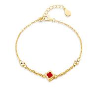 GGYTMQL Collier clavicule étudiant aime les boucles d'oreilles à quatre feuilles cadeaux