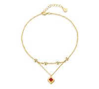 GGYTMQL Collier clavicule étudiant aime les boucles d'oreilles à quatre feuilles cadeaux