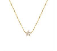 GGYTMQL Collier Collier de clavicule de flocon de neige pour femmes bijoux charmant collier de collier de chaîne fabriquée en Chine