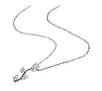 GGYTMQL Collier de bijoux fin femmes colliers en pierre en noir et blanc pendentif