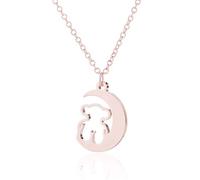 GGYTMQL Collier de la lune creux de divers ornements féminins