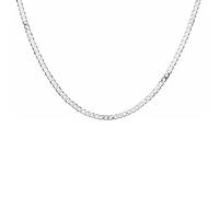 GGYTMQL Collier de liaison latérale de 4 mm Collier de liaison latérale, vintage pour femmes, collier géométrique de 30 pouces fabriqué en Chine
