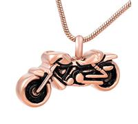 GGYTMQL Collier de locklets Motorcycle Urn Pendant Fashion Fashion Memorial Souvenir Small Box Pender