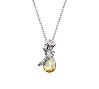 GGYTMQL Collier de Pendentif de Longueur réglable pour Les Femmes Collier de Bijoux d'ornement de l'alliage de Pendentif