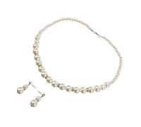 GGYTMQL Collier de perle et boucles d'oreille ensemble les bijoux pour femmes pour le mariage et les occasions spéciales