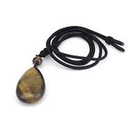 GGYTMQL Collier de Quartz à Cristal Naturel Lapis Lazuli Agates Noires Améthystes