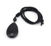 GGYTMQL Collier de Quartz à Cristal Naturel Lapis Lazuli Agates Noires Améthystes