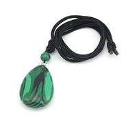 GGYTMQL Collier de Quartz à Cristal Naturel Lapis Lazuli Agates Noires Améthystes