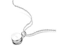 GGYTMQL Collier géométrique rond Pendant Choker 20 pouces chaîne de serpents
