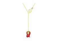 GGYTMQL Collier Nouveau Collier en Argent féminin léger léger Luxe Pendentif Collier d'anniversaire Cadeau pour Petite Amie et Femme Bijoux Collier