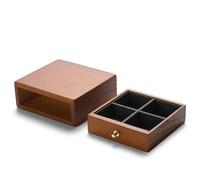 GGYTMQL Collier Organisateur Boîte d'anneau en Bois Collier Boucles d'oreilles Boîte de Rangement Boîte de Rangement Pendentif Boîte de Collecte de Bijoux créative Boîte de Bijoux de Boucle