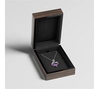 GGYTMQL Collier Organisateur Pendant Boîte Bijoux Collier Bracelet Bracelet Bijoux Affichage Emballage Emballage Bague d'oreille en Bois