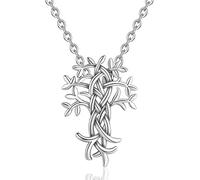 GGYTMQL Collier Pendentif Arbre de Vie pour Hommes Femmes Irish Knot Fine Jewelry