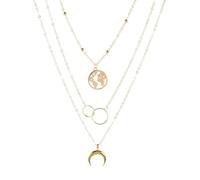 GGYTMQL Collier Pendentif chaîne Hommes Femmes Bijoux Bijoux Pendentif Collier Multicouche