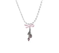 GGYTMQL Collier Pendentif chaîne Hommes Femmes Bijoux Coeur Coeur Collier Pendentif Noir pour Femmes Bijoux