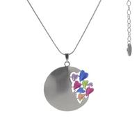 GGYTMQL Collier Pendentif chaîne Hommes Femmes Bijoux Collier carré Les Femmes