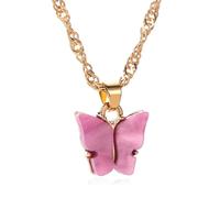 GGYTMQL Collier Pendentif chaîne Hommes Femmes Bijoux Papillon étoiles Colliers de chaîne pour Femmes Bijoux