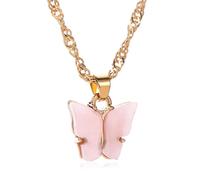 GGYTMQL Collier Pendentif chaîne Hommes Femmes Bijoux Papillon étoiles Colliers de chaîne pour Femmes Bijoux