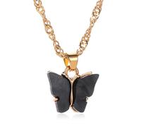 GGYTMQL Collier Pendentif chaîne Hommes Femmes Bijoux Papillon étoiles Colliers de chaîne pour Femmes Bijoux