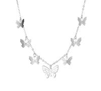 GGYTMQL Collier Pendentif chaîne Hommes Femmes Bijoux Papillon étoiles Colliers de chaîne pour Femmes Bijoux