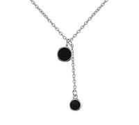 GGYTMQL collier pendentif clavicule chaîne noire collier pour femmes bijoux cadeau