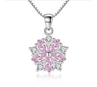 GGYTMQL Collier pendentif Dazzlingchoker pour femmes Bijoux de mariage S925 Fabriqué en Chine