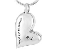 GGYTMQL Collier Pendentif Pendard Memorial Commémoratif Urn Collier Kit de Remplissage pour la crémation du Collier Urn Pendant Souvenirs