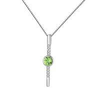 GGYTMQL Collier Pendentif pour Les Femmes collares exquises Bijoux Verts fabriqués en Chine