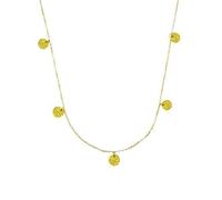 GGYTMQL Collier pour Femmes Clicule Boule Boule de Lune Bijoux Pendant Fabriqué en Chine