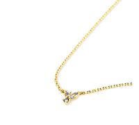 GGYTMQL Collier réel des abeilles en diamant pour les femmes de la chaîne de pendentif de bijoux fabriquée en Chine