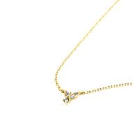 GGYTMQL Collier réel des abeilles en diamant pour les femmes de la chaîne de pendentif de bijoux fabriquée en Chine