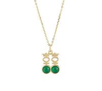 GGYTMQL Collier S925 Style Ethnique Retro Style incrusté Jasper Pendant Femelle Style Chine Courte de la clavicule