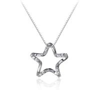GGYTMQL Collier Sterling Silver Chain, pentagramme pour Womestar ZiroceCpendant Dainty Trendy tour Chaijewelry ses filles couples
