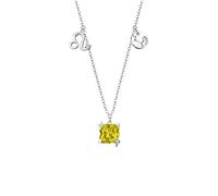 GGYTMQL Collier Twelve Constellation Collier 925 Cédelles d'anniversaire de chaîne de clavicule de luxe légère pour colliers pour femmes