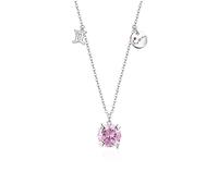 GGYTMQL Collier Twelve Constellation Collier 925 Cédelles d'anniversaire de chaîne de clavicule de luxe légère pour colliers pour femmes