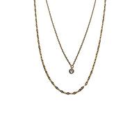 GGYTMQL Colliers, 925 Collier Simple français Femelle Classic Fashion Party Bijoux/Collier