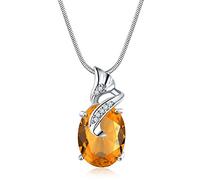 GGYTMQL Colliers de mariage en cristal ovale bijoux pour les mariées