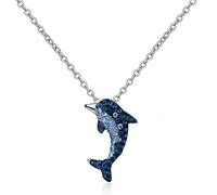 GGYTMQL Colliers de pendentif bleu pour femmes bijoux fabriquées en Chine