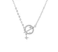 GGYTMQL Colliers de planète pendentif 925 étoiles