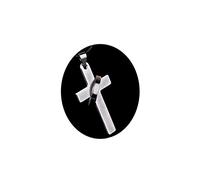 GGYTMQL Colliers Pendants, Collier pour Femmes Alliage Jésus Cross Ring Fille Collier bijourie Cadeau pour Les Femmes et Les Hommes