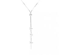 GGYTMQL Colliers ras du cou en forme d'étoile 925 pour femme