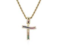 GGYTMQL Colorés Nouvelles Lettres AZ nombres en Strass Collier Collier Perles Crystal Digital Pendant Femmes Men Bijoux Party Bijoux