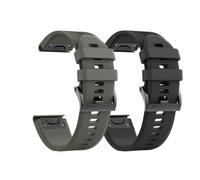 GGYTMQL Compatible pour Fenix 8x Watch Bands 26mm Silicon Watch Strap pour Fenix 5x / Fenix 5x Plus/Fenix 3 / Fenix 3 HR pour les hommes femmes