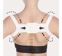 GGYTMQL Correcteur de Posture Soutenir Le Dos de l'épaule Rectify Rectify Resteren Correction Men Femmes Femmes Adultes Enfants XL/L/M/S (White Xlarge)